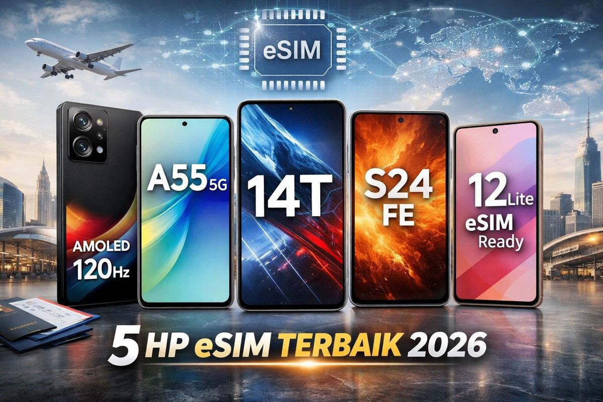 Murah Tapi Ngebut, Ini Daftar 5 HP eSIM Terbaik 2026, Tenang Masih Worth It Kok!