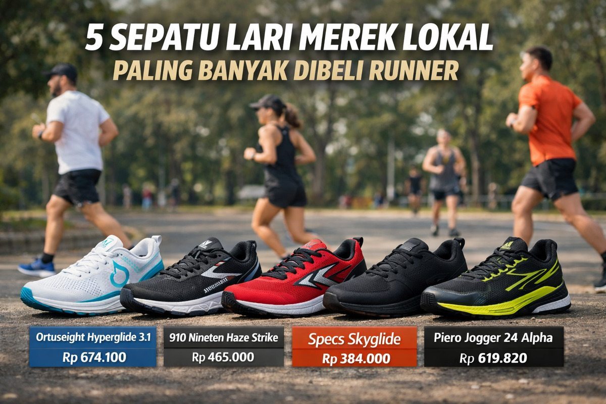 Top 5 Sepatu Lari Lokal 2026: Harga, Spesifikasi & Review
