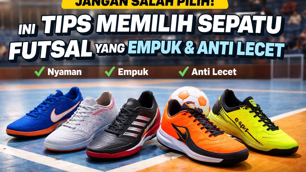 Jangan Salah Pilih! Ini Tips Memilih Sepatu Futsal yang Empuk dan Anti Lecet