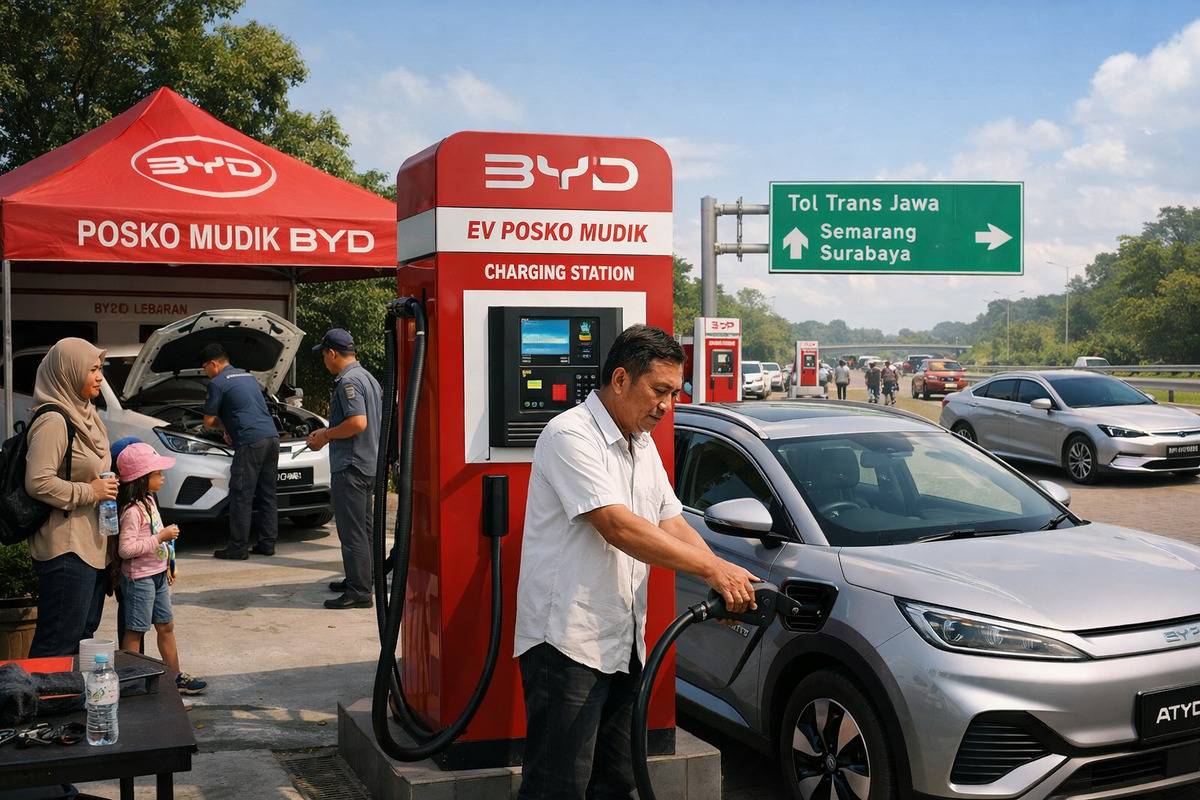 BYD Hadirkan Posko Mudik untuk Pengguna Mobil Listrik, Ini Daftar Lokasinya