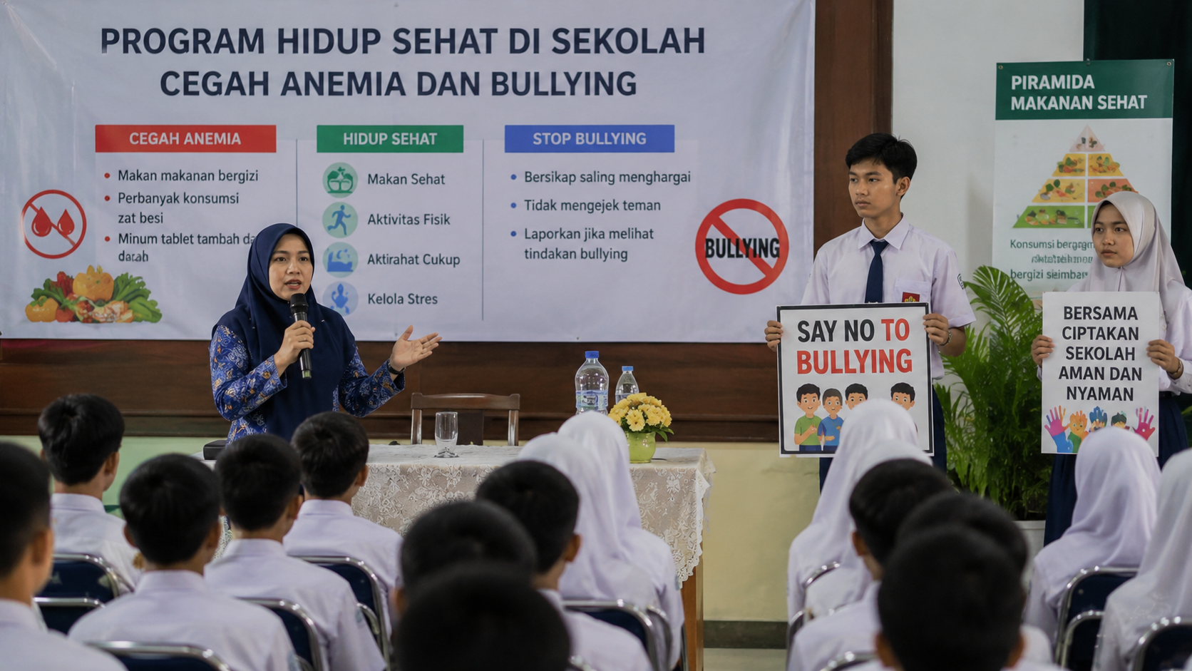Program Hidup Sehat di Sekolah Jadi Langkah Cegah Anemia dan Bullying