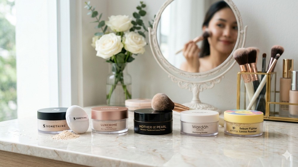 Setting Powder Lokal Terbaik 2026: Wajah Flawless Seharian Tanpa Kilap!