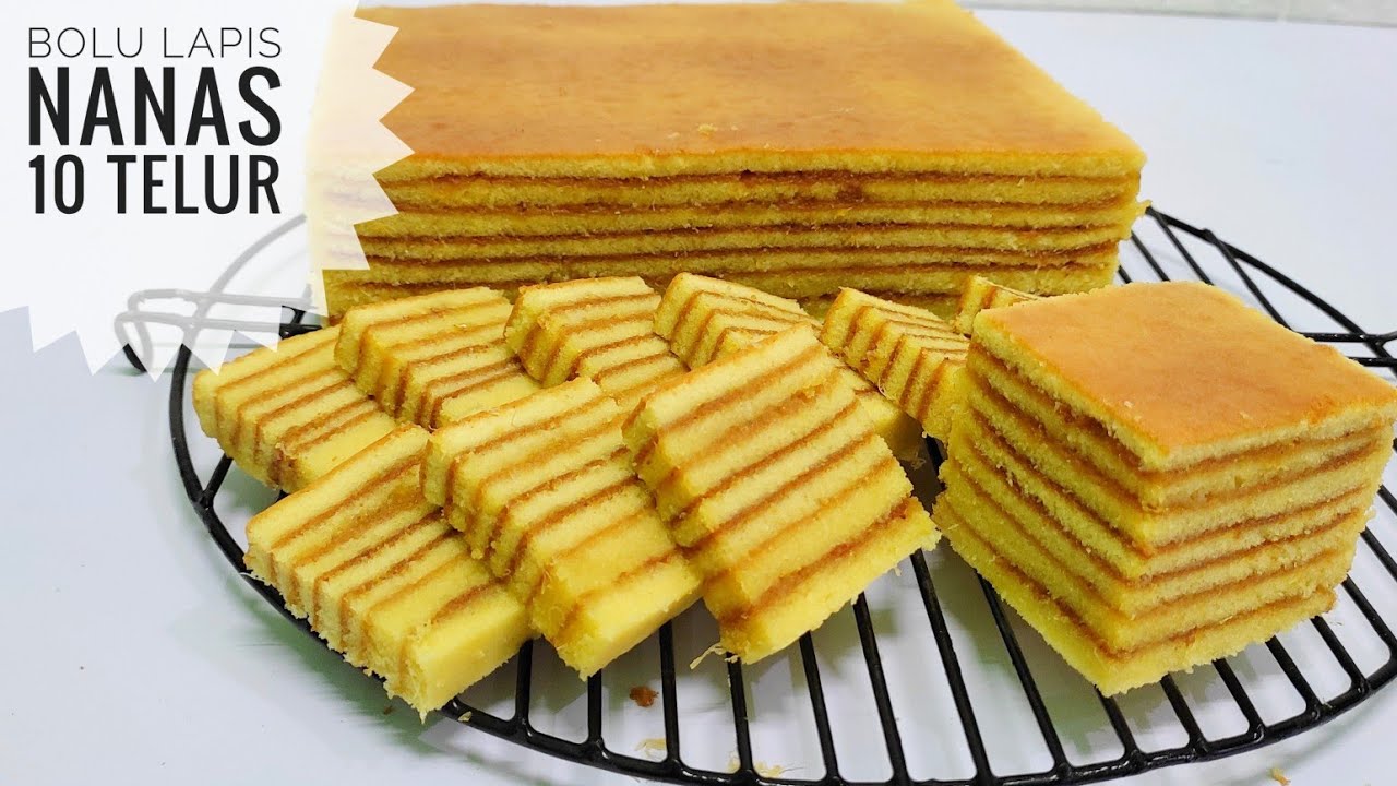 Resep Kue Lapis Nanas Legit: Hidangan Khas Hari Raya, Nikmati Kelezatan dalam Setiap Potongan!