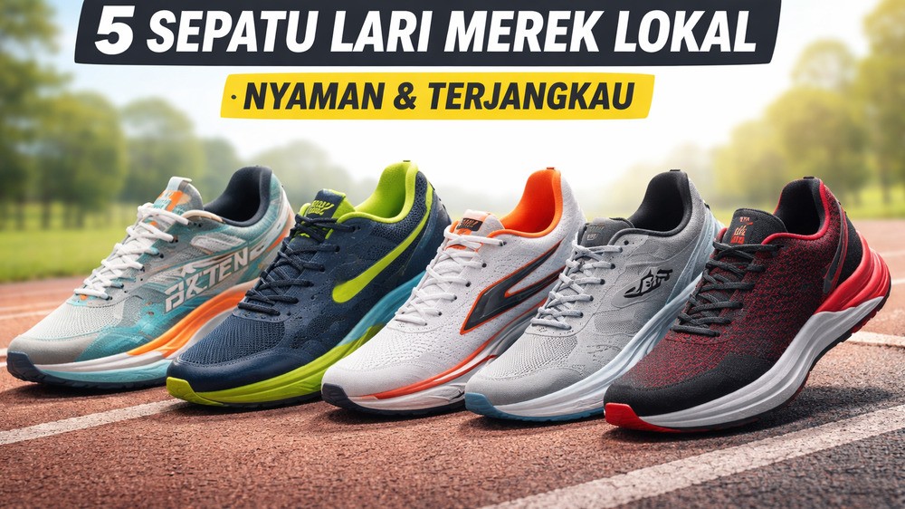 5 Sepatu Lari Merek Lokal yang Makin Diminati Pelari Indonesia
