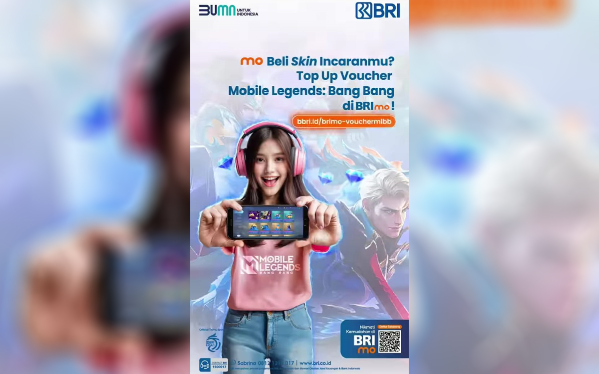 Lebih Cepat dan Praktis, BRImo Jadi Pilihan Top-Up Game Mobile Legends