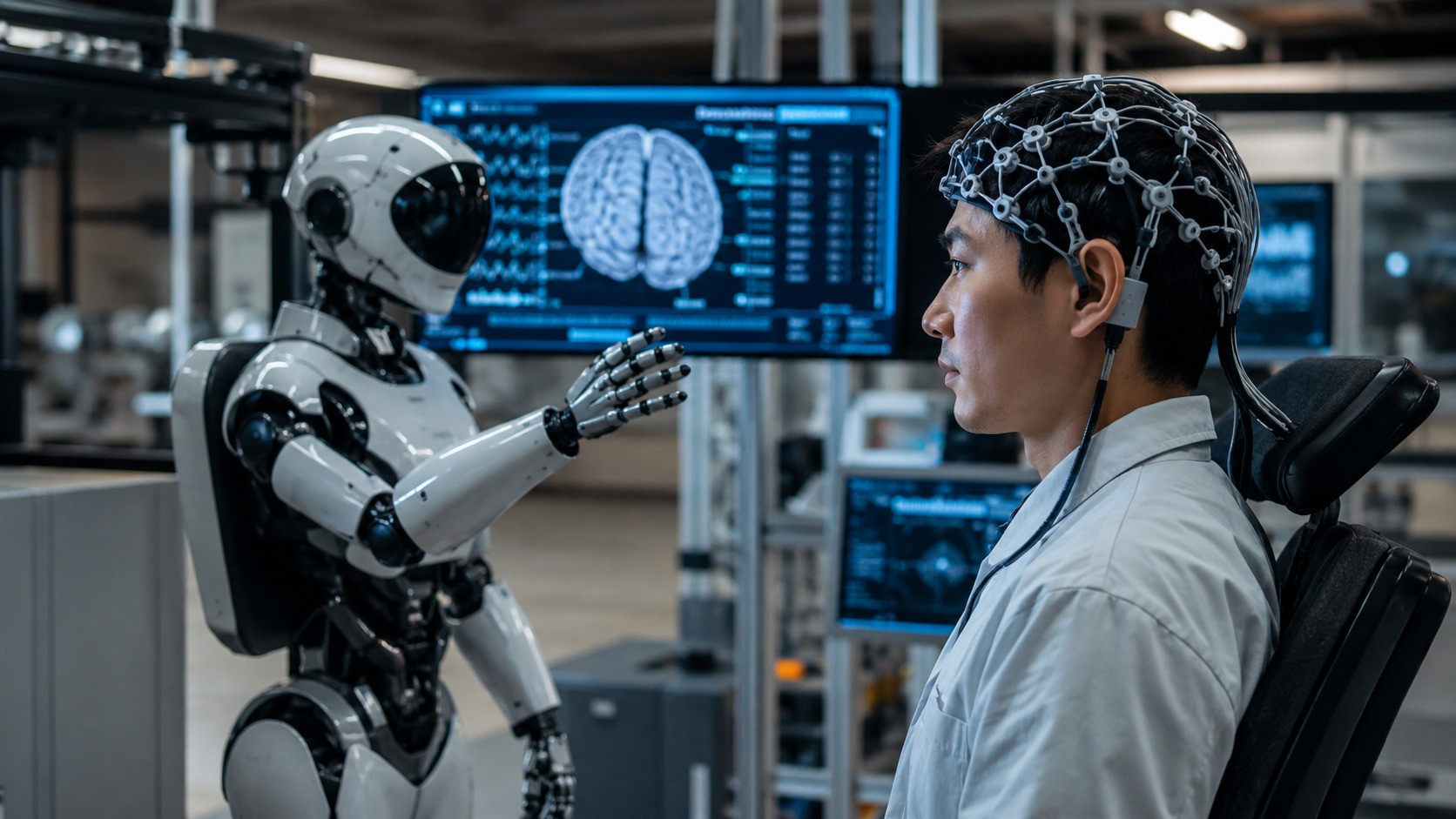 Revolusi AI, China Ciptakan Robot yang Membaca Perintah dari Otak Manusia