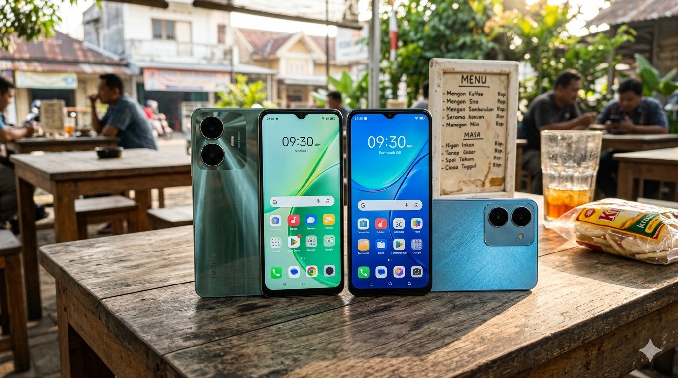 Jangan Salah Beli! Perbandingan Jujur Realme C61 dan Vivo Y03T 2026