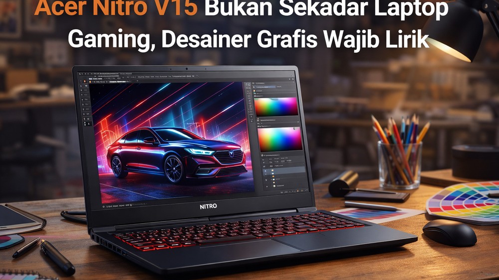 Spek Gahar Harga Bersahabat, Acer Nitro V15 Jadi Senjata Rahasia Graphic Designer
