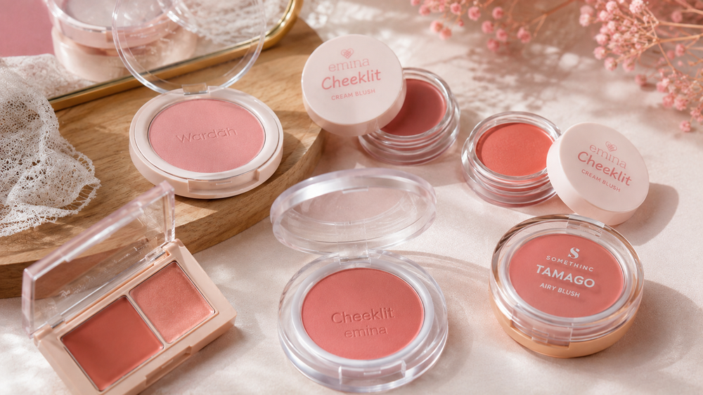 Tampil Fresh Tanpa Makeup Tebal, Ini 5 Pilihan Blush On