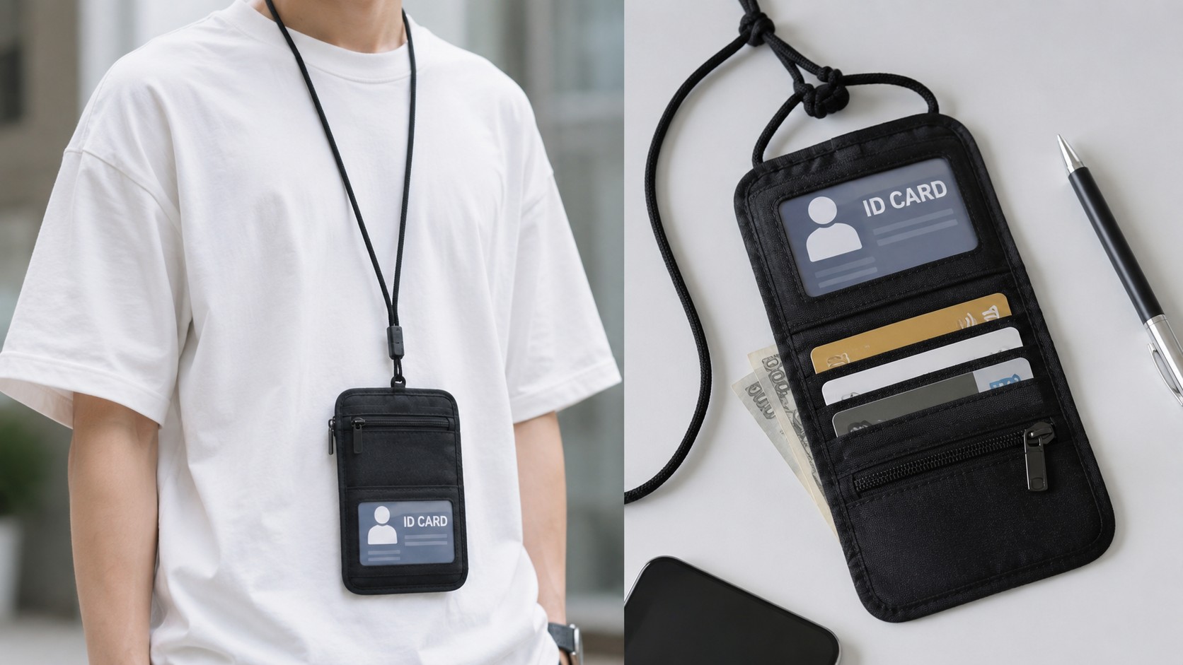 Tak Hanya Stylish, Dompet Leher Multifungsi Bantu Simpan Kartu Lebih Aman
