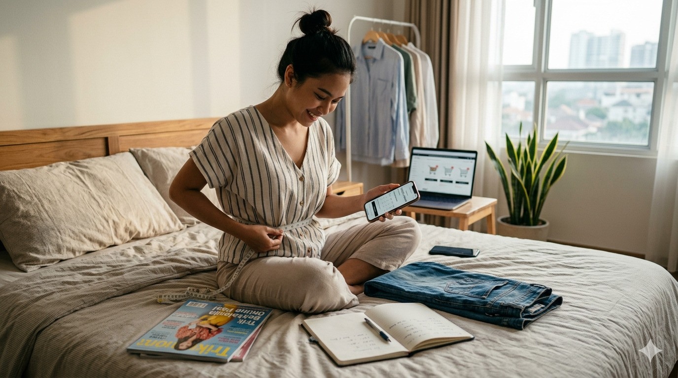 Rahasia Modis Tanpa Was-Was: Cara Mengukur Celana Online Super Akurat