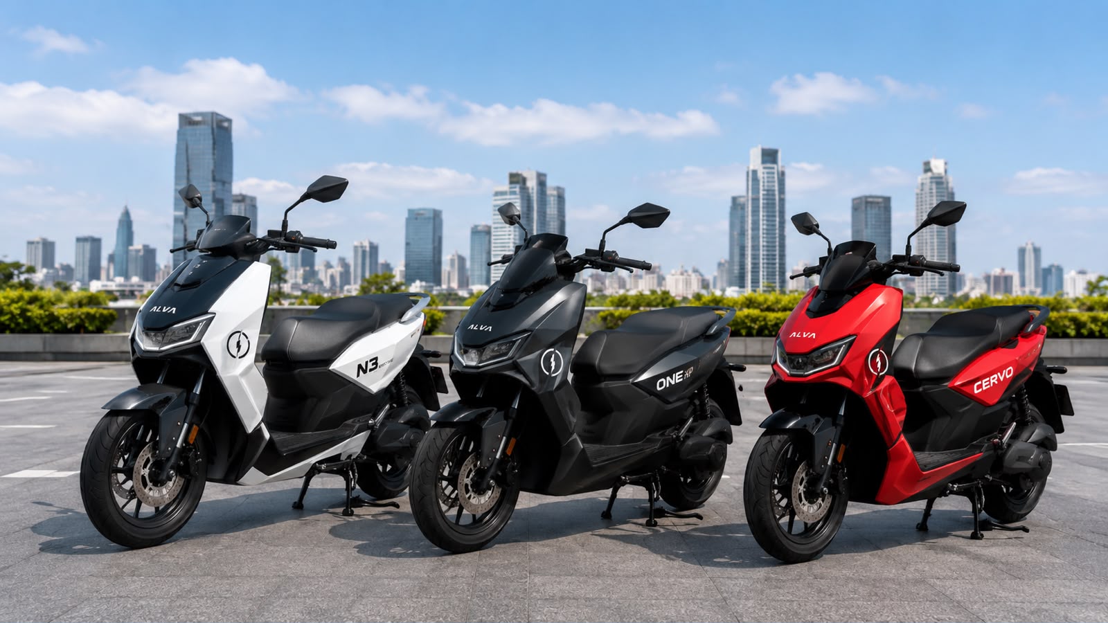 Harga dan Spesifikasi ALVA ONE XP, Motor Listrik Berkecepatan 90 Km/Jam