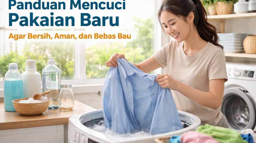 Jangan Langsung Dipakai! Ini Cara Aman Mencuci Pakaian Baru agar Bebas Kuman