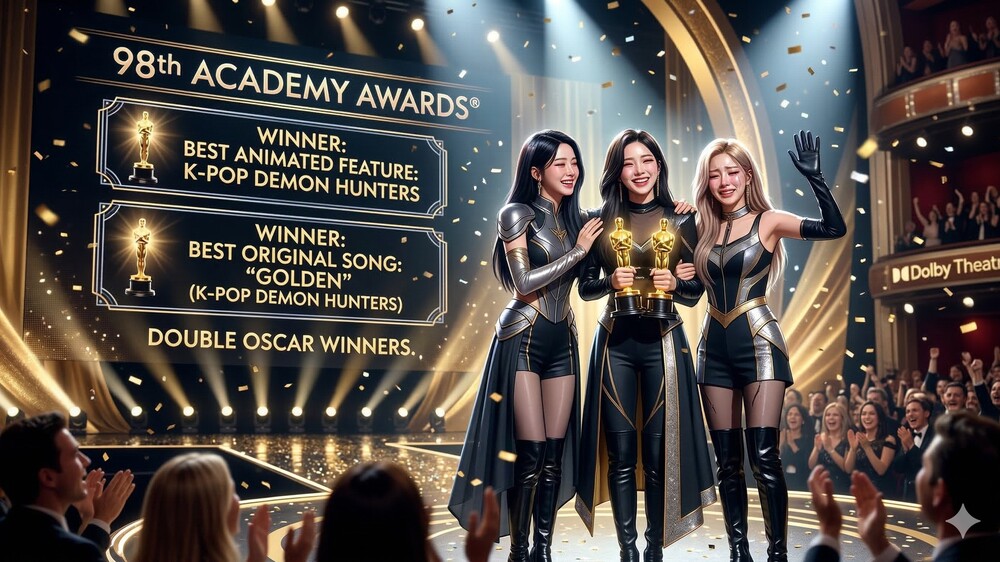 Bukan Cuma Viral, K-Pop Demon Hunters Buktikan Kualitas dengan 2 Piala Oscar