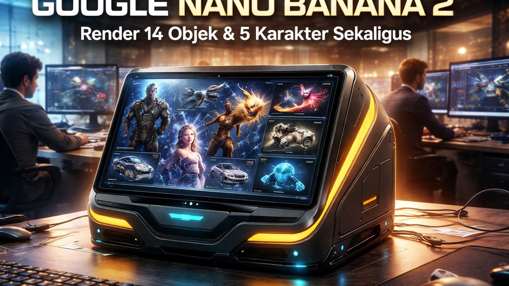 Nano Banana 2: Teknologi Google yang Mampu Render 14 Objek Sekaligus
