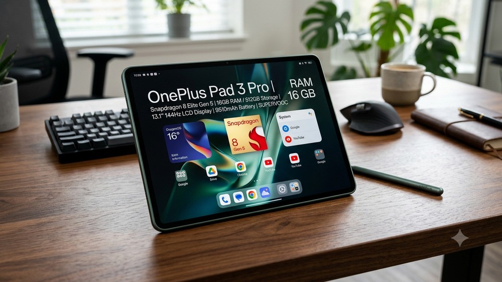 OnePlus Pad 3 Pro Lahir: Tablet Monster Pembunuh Laptop, Tabungan Auto Menangis!