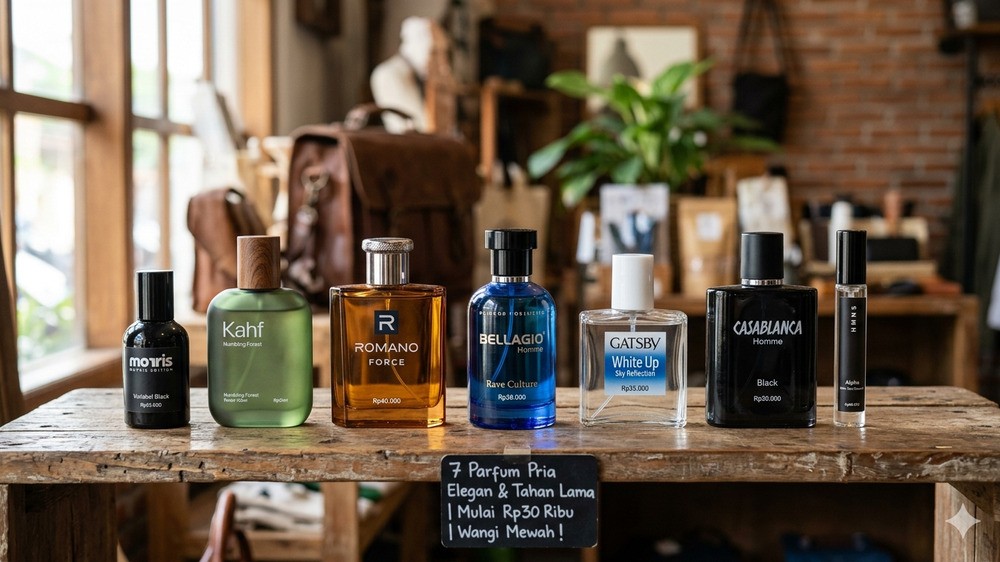 Wangi Sultan Harga Teman: 7 Parfum Pria Elegan Cuma 30 Ribuan!