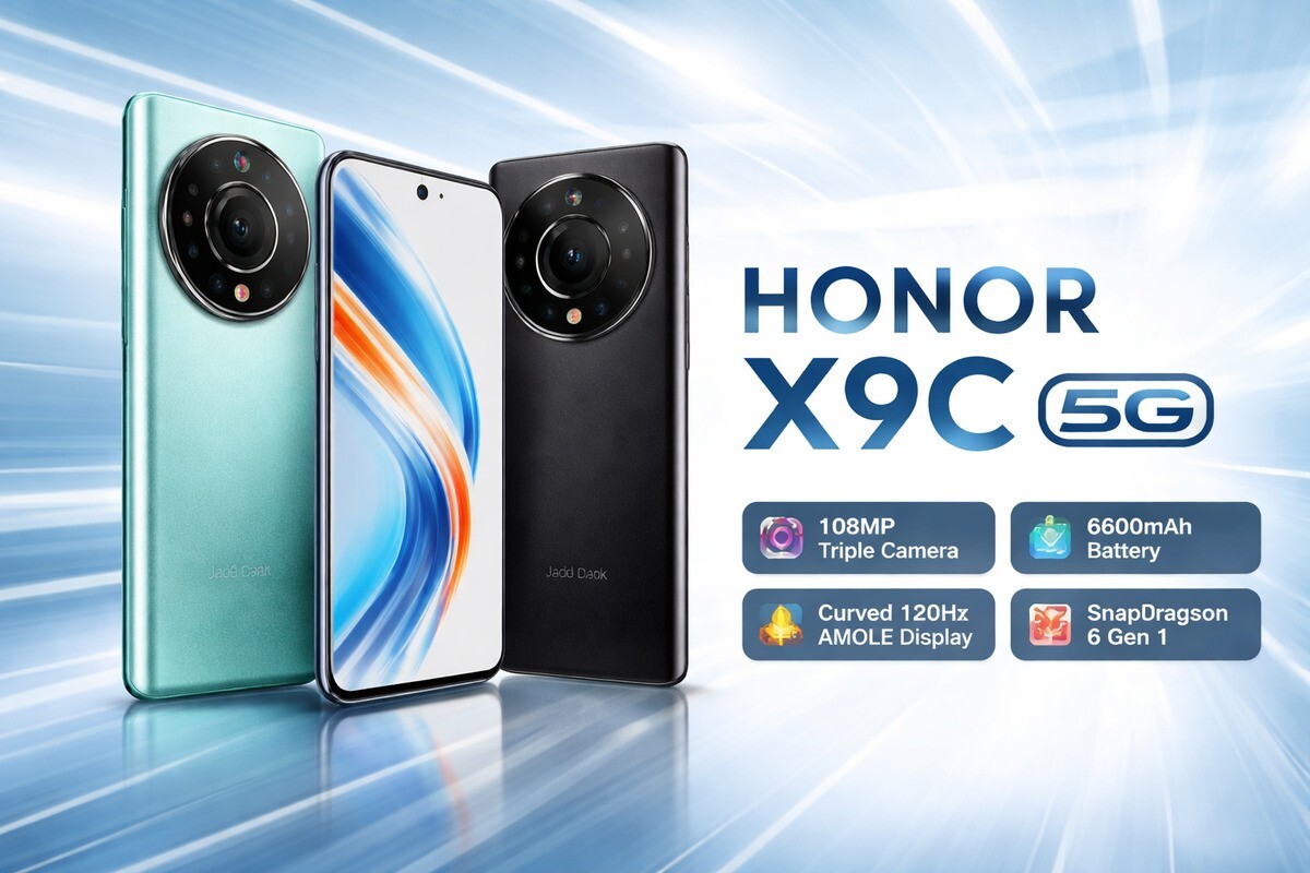 Spesifikasi Honor X9C 5G: Layar AMOLED Lengkung dan Performa Kencang