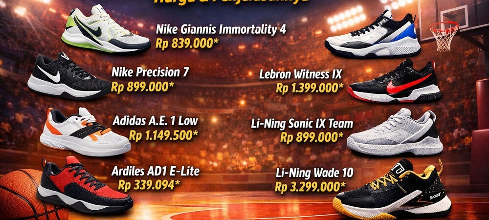 Daftar Sepatu Basket Nyaman dan Stylish 2026