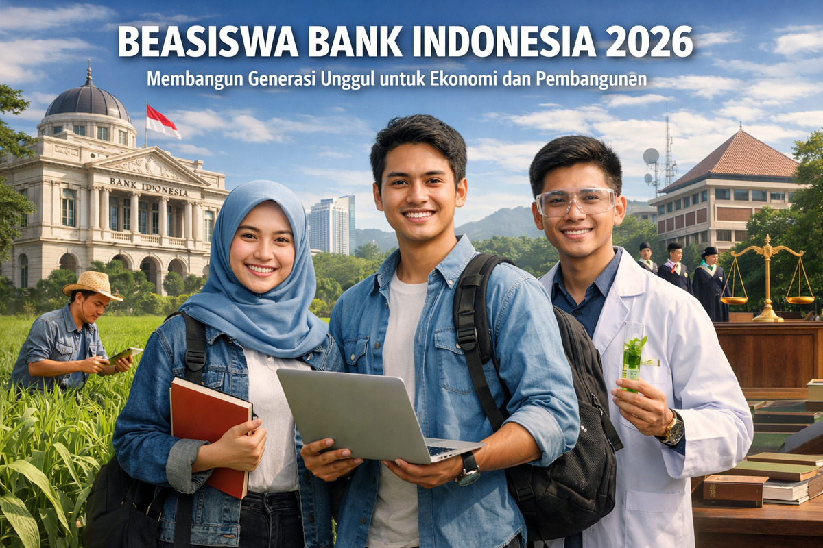 Bank Indonesia Beri Beasiswa 2026, Ini Daftar Jurusan Prioritas Mendapatkannya