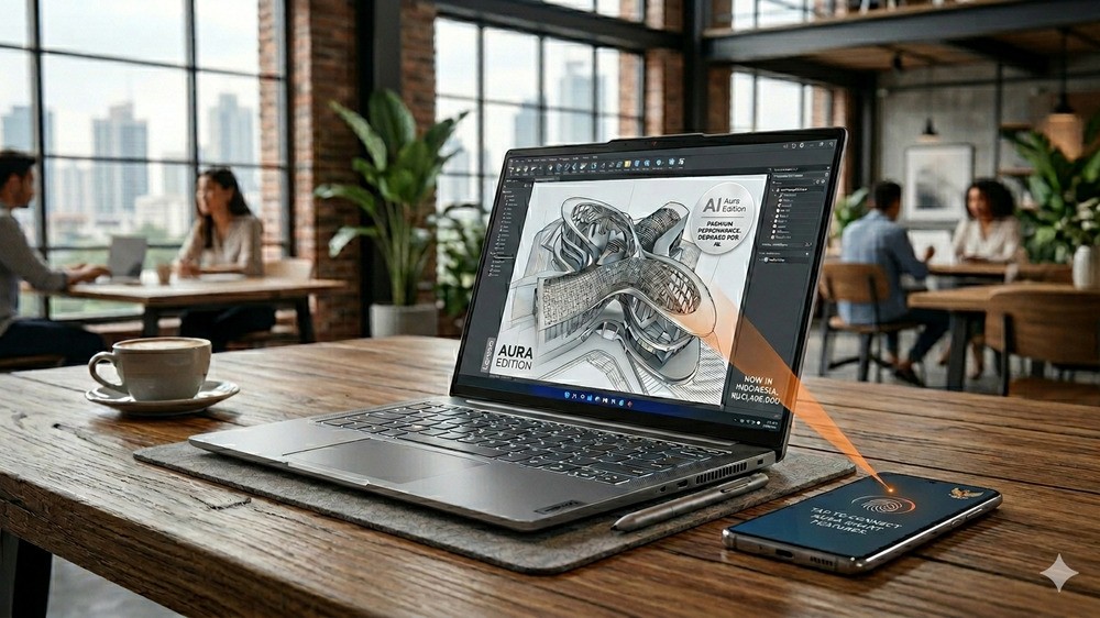 Lenovo Yoga Pro 7i Aura Edition: Tipis di Tas, Ganas di Kelas!