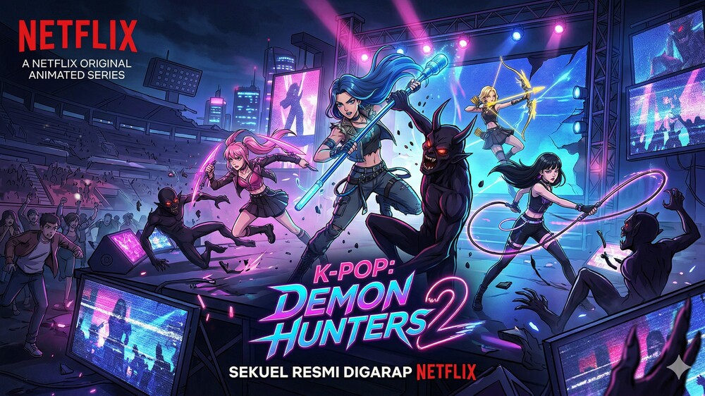 Kembalinya Para Pemburu Iblis: Netflix Garap Sekuel K-Pop Demon Hunters
