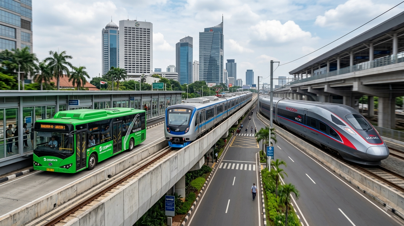 MRT hingga Whoosh, 3 Transportasi Umum Modern dengan Layanan Serba Cepat