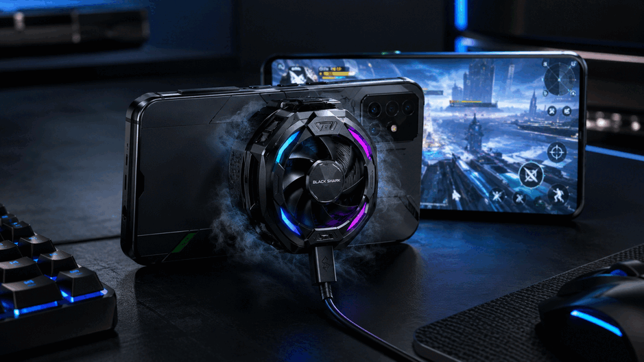BLACK SHARK FunCooler 5 Magnetic, Cooler Smartphone 20W untuk Redam Panas Saat Gaming