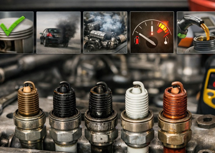 Jangan Diabaikan! Ini Arti Warna Busi yang Ungkap Kondisi Mesin