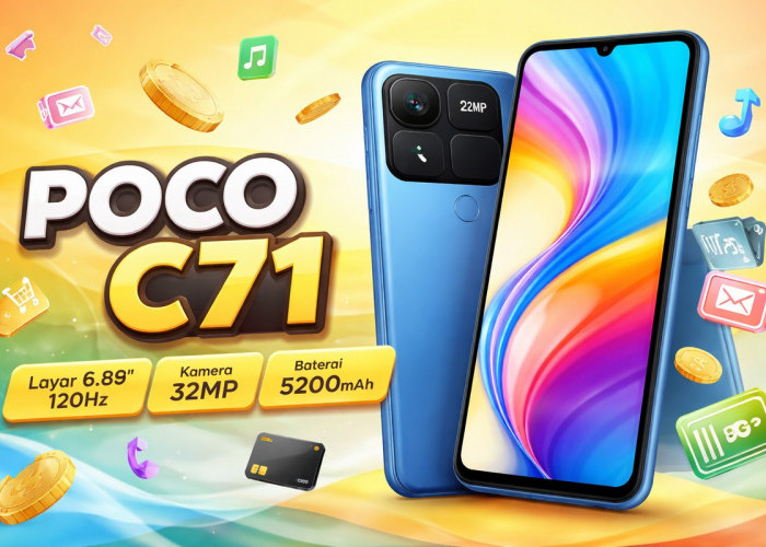 Poco C71 Bikin Kejutan di Kelas Murah, Ini Spesifikasi Lengkapnya