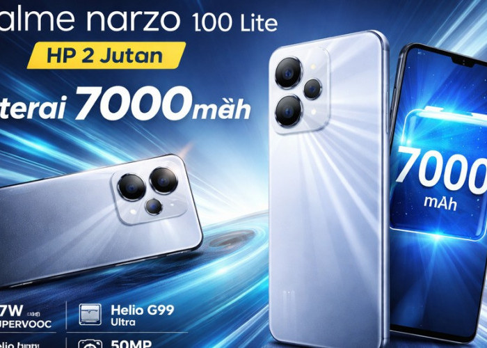 Realme Hadirkan Narzo 100 Lite, Smartphone Murah untuk Aktivitas Seharian