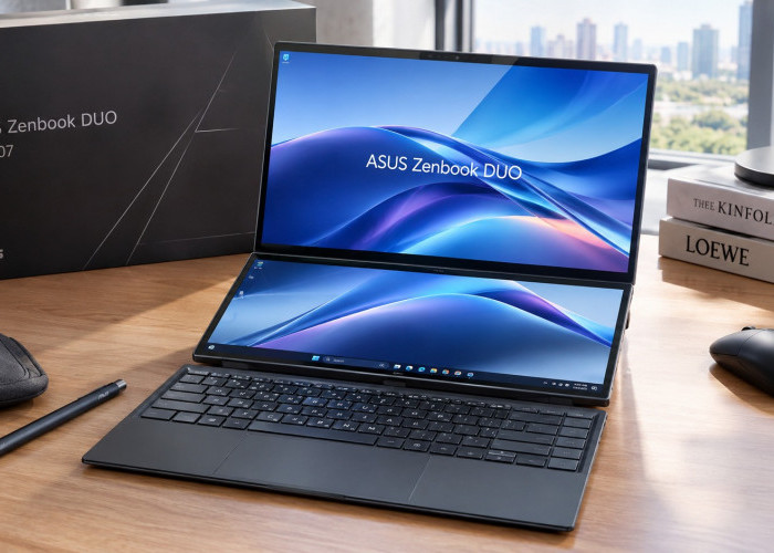 ASUS Zenbook DUO (UX8407) Hadir dengan Dua Layar OLED 3K 144Hz