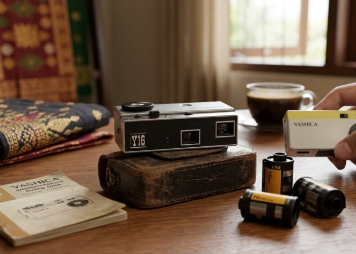 YASHICA Y16 Pocket Camera Hadir dengan Kamera 12 MP Bergaya Klasik
