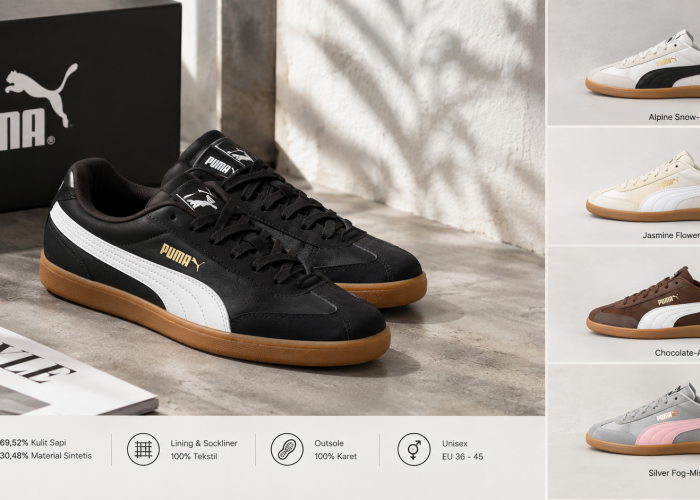PUMA Tackle Unisex, Sneaker Retro Low-Profile dengan Harga Rp1,1 Jutaan