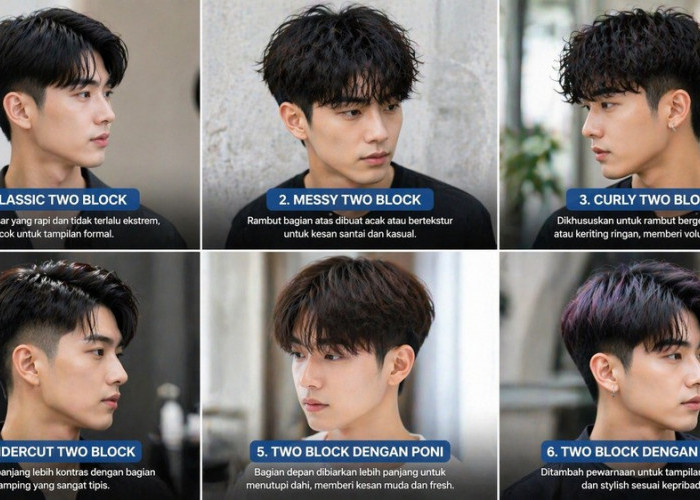 Gaya Two Block Haircut, Rahasia Tampil Ganteng ala Oppa Korea