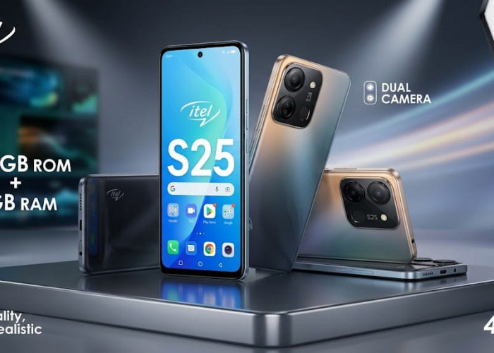 itel S25 Meluncur di Indonesia, HP Tipis Berlayar AMOLED 120Hz di Bawah Rp2 Jutaan