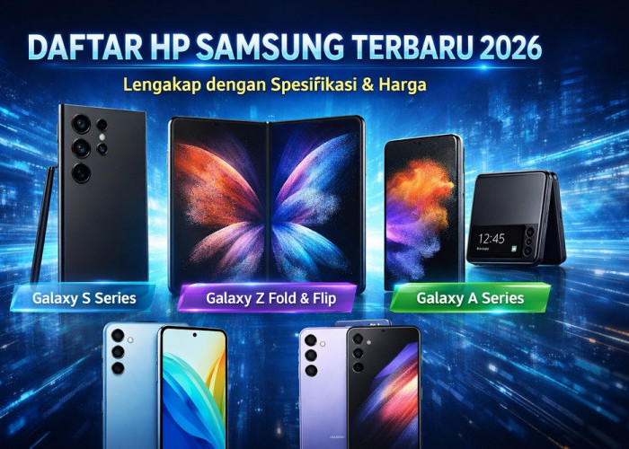 Daftar HP Samsung Terbaru 2026 dan Harga Resmi di Indonesia