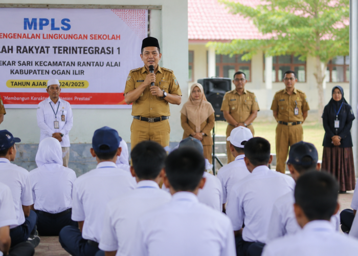 Sekolah Rakyat Terintegrasi 1 Resmi Gelar MPLS, Wabup Ogan Ilir Beri Motivasi Siswa