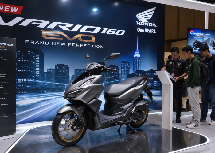 New Honda Vario Evo 160 Resmi Dipamerkan, Tampil Lebih Sporty dan Modern