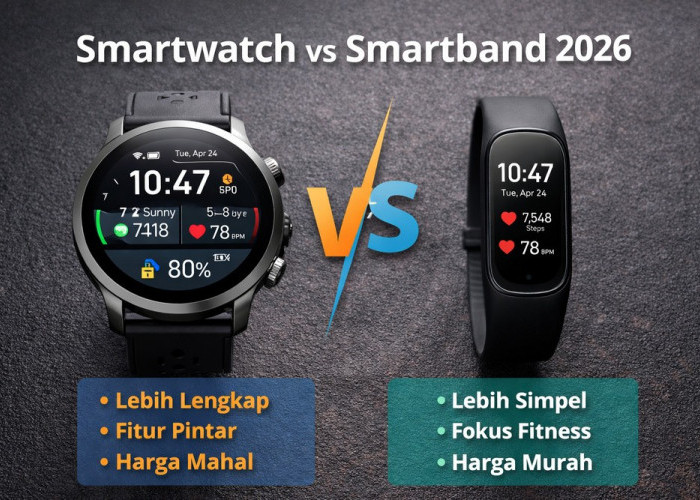 Smartwatch 2026 vs Smartband: Mana Lebih Bernilai?