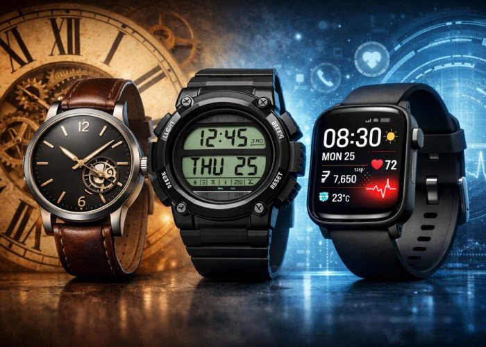 Perkembangan Jam Tangan dari Analog hingga Smartwatch di Era Modern