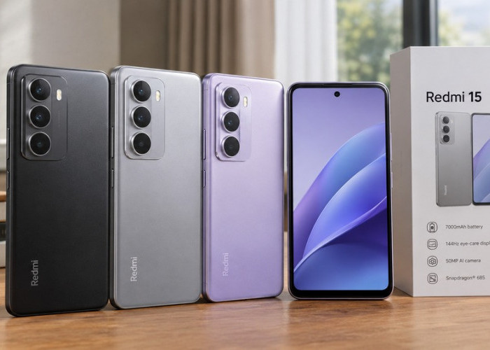 Xiaomi Redmi 15 Hadir dengan Baterai 7.000 mAh dan Layar 144 Hz, Ini Harga serta Spesifikasinya