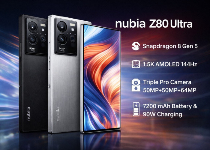 Nubia Z80 Ultra Rilis Global: Flagship Gahar Snapdragon 8 Elite