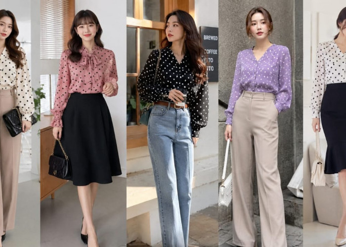 Tren Fashion 2026: Blouse Polkadot Hadir dengan Gaya Lebih Modern
