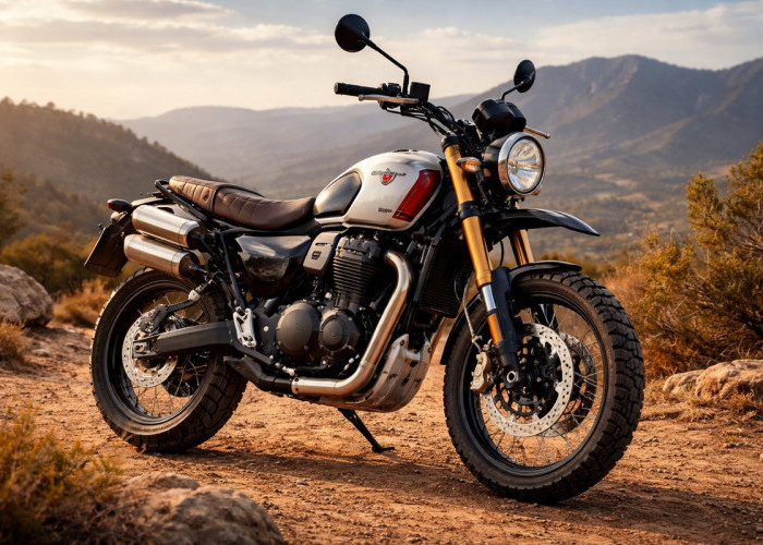 Triumph Scrambler 400 X: Motor Scrambler 400cc Bergaya Retro Siap Taklukan Jalanan