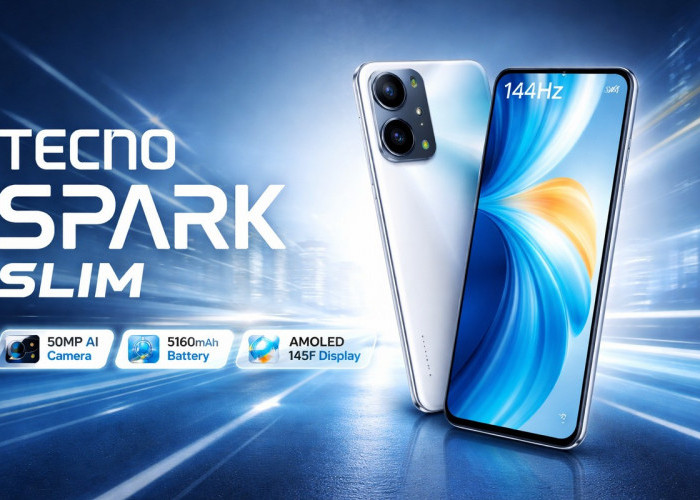 Tecno Spark Slim Resmi Meluncur, HP Tipis Harga Bersahabat
