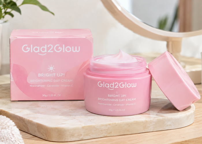 Day Cream G2G Glad2Glow, Bikin Wajah Tampak Cerah Seketika dengan Formula Ringan