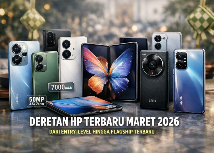Mau Upgrade? Ini Daftar 10 HP Baru Maret 2026, Mulai Dari 1 Jutaan Sampai Flagship Sultan