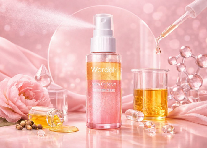Praktis & Multifungsi, Spray Serum Wardah Jadi Andalan Baru