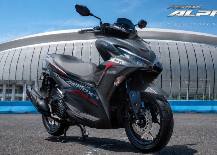 Yamaha Aerox Alpha 155 cc, Performa Sporty dengan Fitur Kekinian